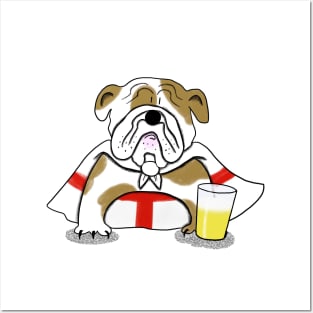 English Ale Bulldog Posters and Art